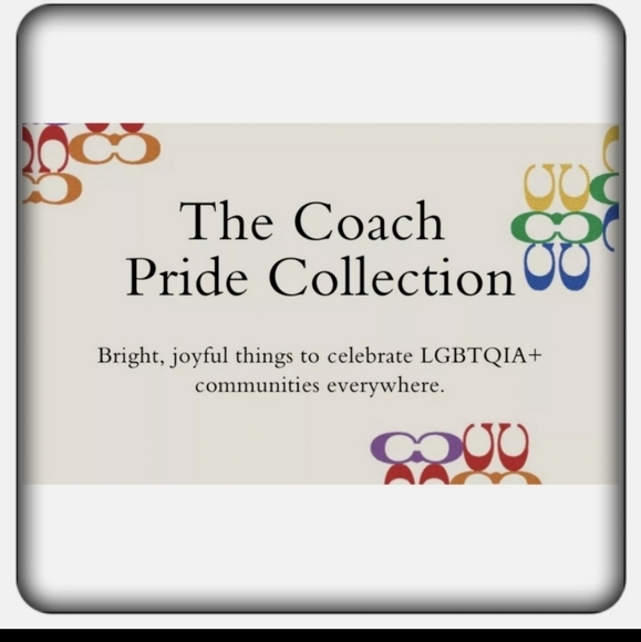 Limited Edition Coach Long Zip Around Wallet In Rainbow Signature Canvas - Picture 5 of 5